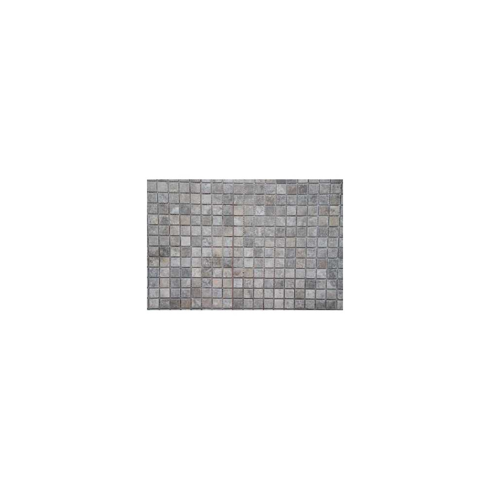 Silver travertin Mozaiek 1x2,3x2,3