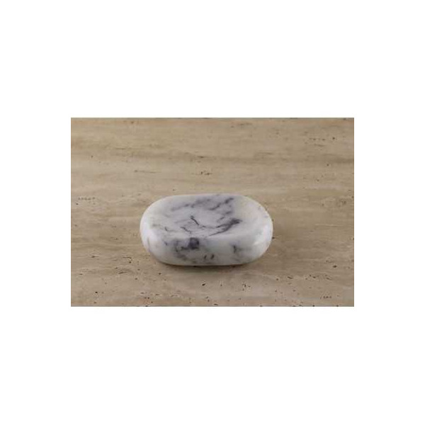 Lilac wit marmer zeephouder